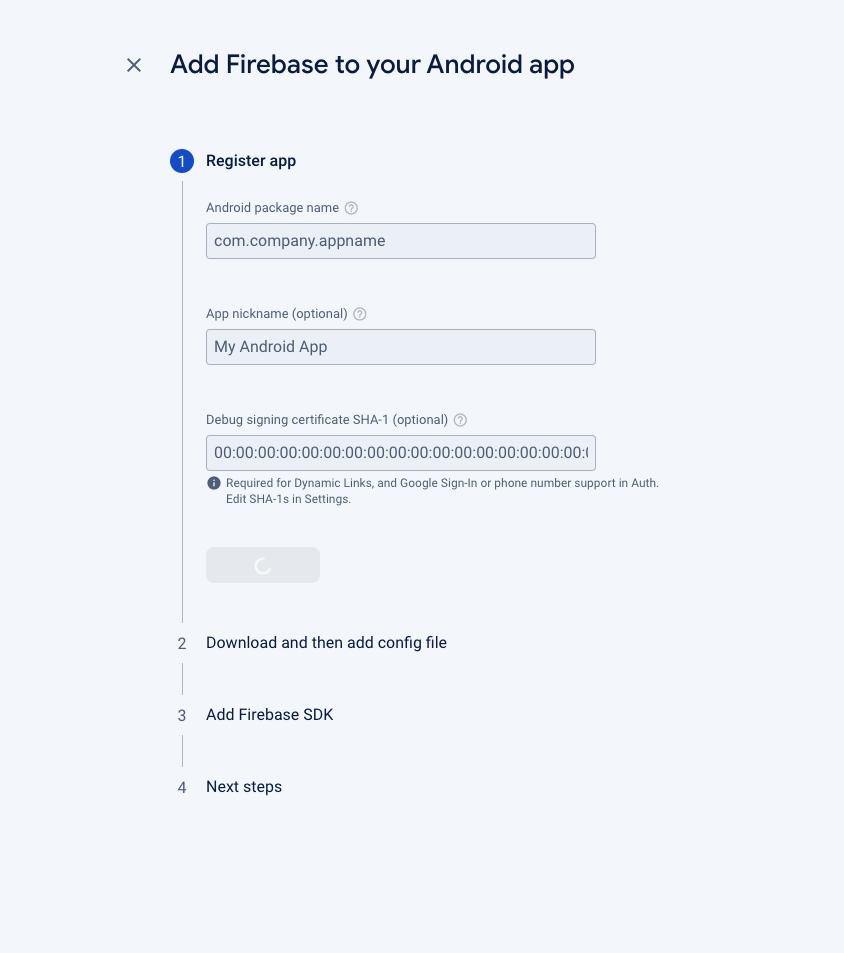 Register your app